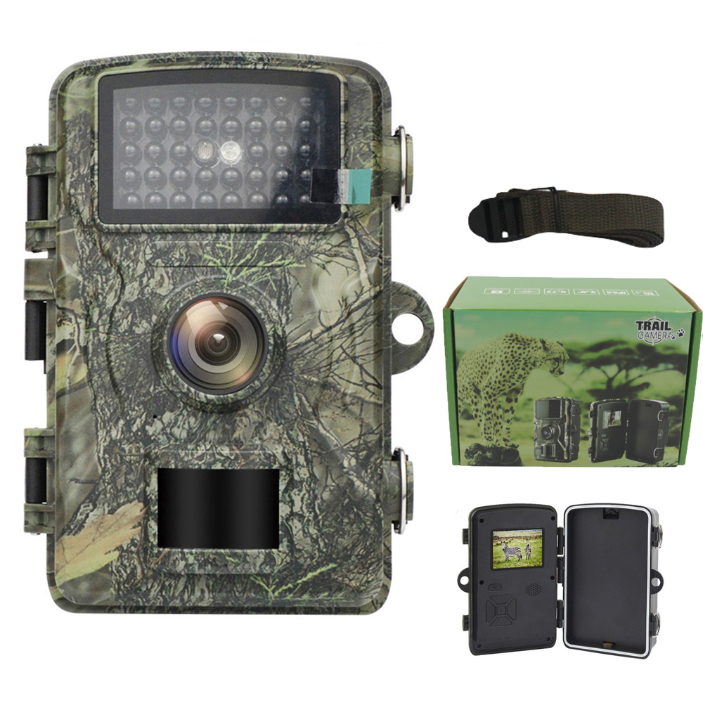 H1 狩猟トレイルカメラ 16MP 1080P 940nm 赤外線ナイトビジョンモーション起動トリガーセキュリティカム屋外野生動物写真トラップ