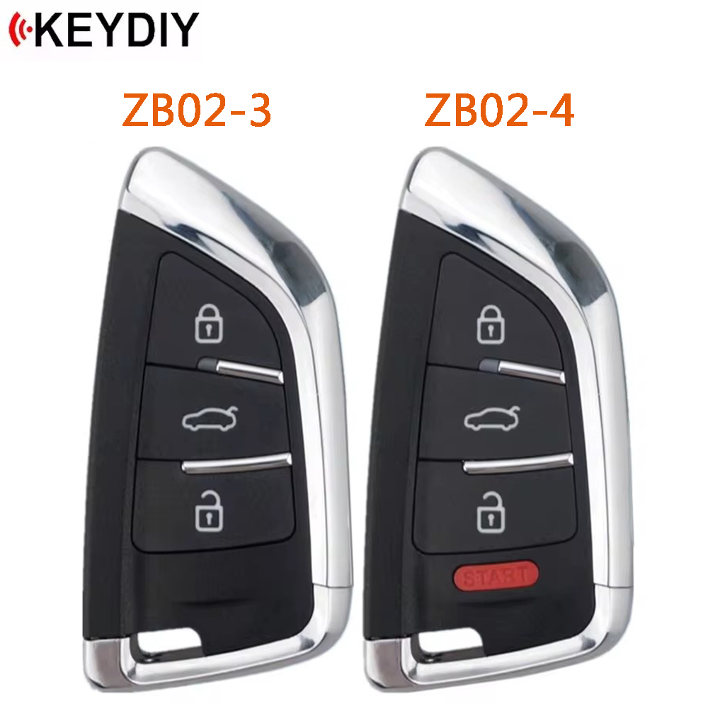 1 ピース KEYDIY ZB02-3 ZB02-4 ユニバーサルスマートリモートキー KD KD-MAX KD-X2 用 2000 モデル以上に適合
