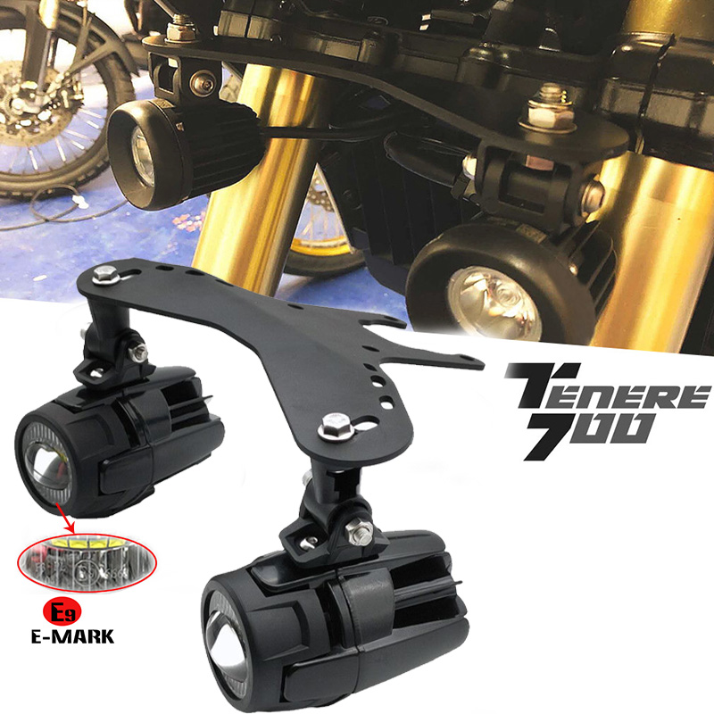 For YAMAHA Tenere 700 T700 XTZ 700 T7 Motorcycle Fog Lights Auxiliary Bracket Driving Lamp Spotlight Bracket Holder Spot Light