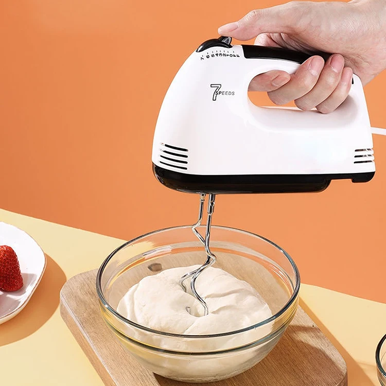 多機能 7 スピード 100 ワット電動ハンドヘルドミキサー卵ビーター自動クリーム食品ケーキベーキング生地ミキサー食品ブレンダーミキサー