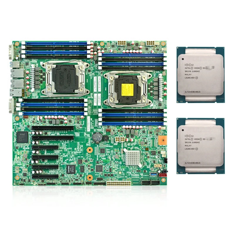 キット xeon X99 デュアル 2680 X99 マザーボード RD450X E5 2680 V4 LGA2011 C612 チップセットマザーボードセット