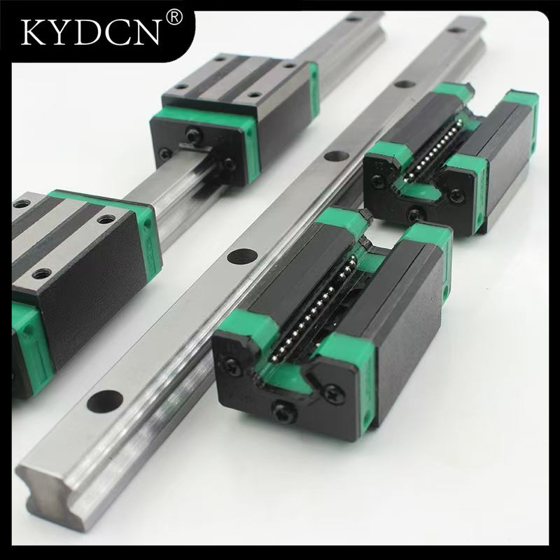 HGR20 リニアレールガイドキット 2 個リニアレール L 600-950 ミリメートル 4 個 HGH20CA HGW20CC CNC 3D プリンタ用リニアベアリングスライダー