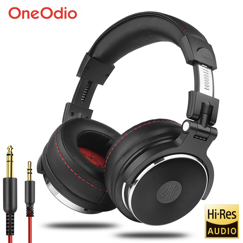 Oneodio 有線ヘッドフォンプロフェッショナルスタジオプロ 10/30/50 DJ ヘッドフォンオーバーイヤー HiFi 高解像度モニターヘッドセット