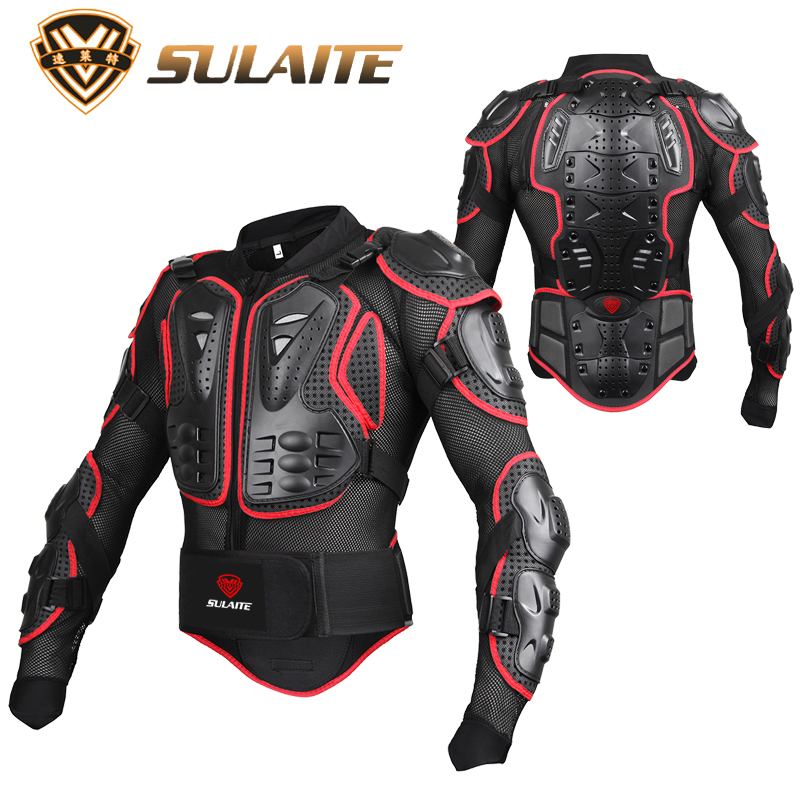 SULAITE オートバイジャケットレーシングアーマープロテクター ATV モトクロスボディ保護ジャケット服保護具