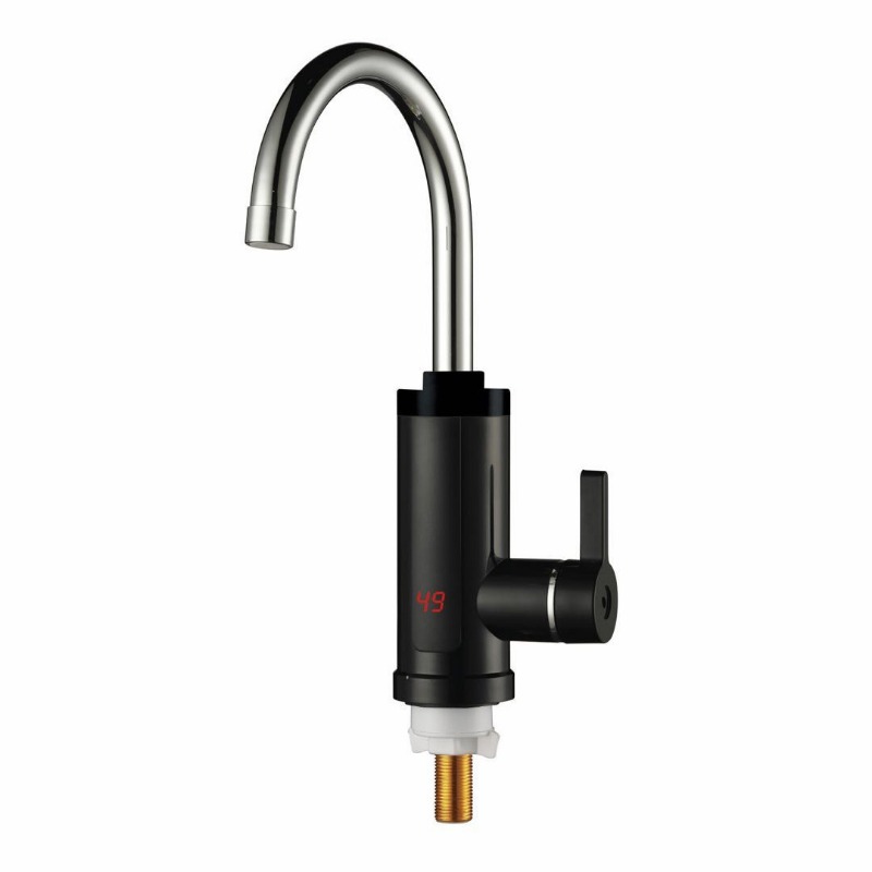 電気ホットコールドミキサータップ 3000 ワットインスタント加熱蛇口 360 度回転タンクレス給湯器デジタルキッチンバスルーム用