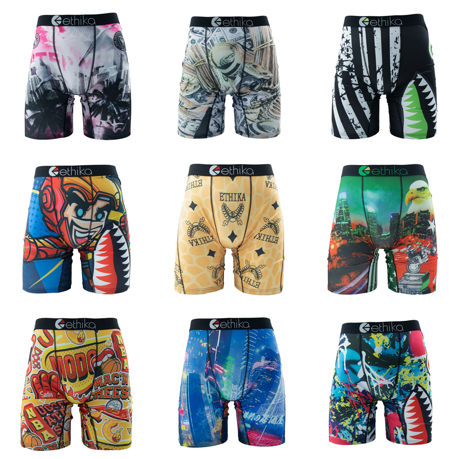 ETHIKA 男性下着ボクサー 1 個セクシーな通気性メッシュ股男水泳パンツプラスサイズメンズパンティー男性のボクサーブリーフ