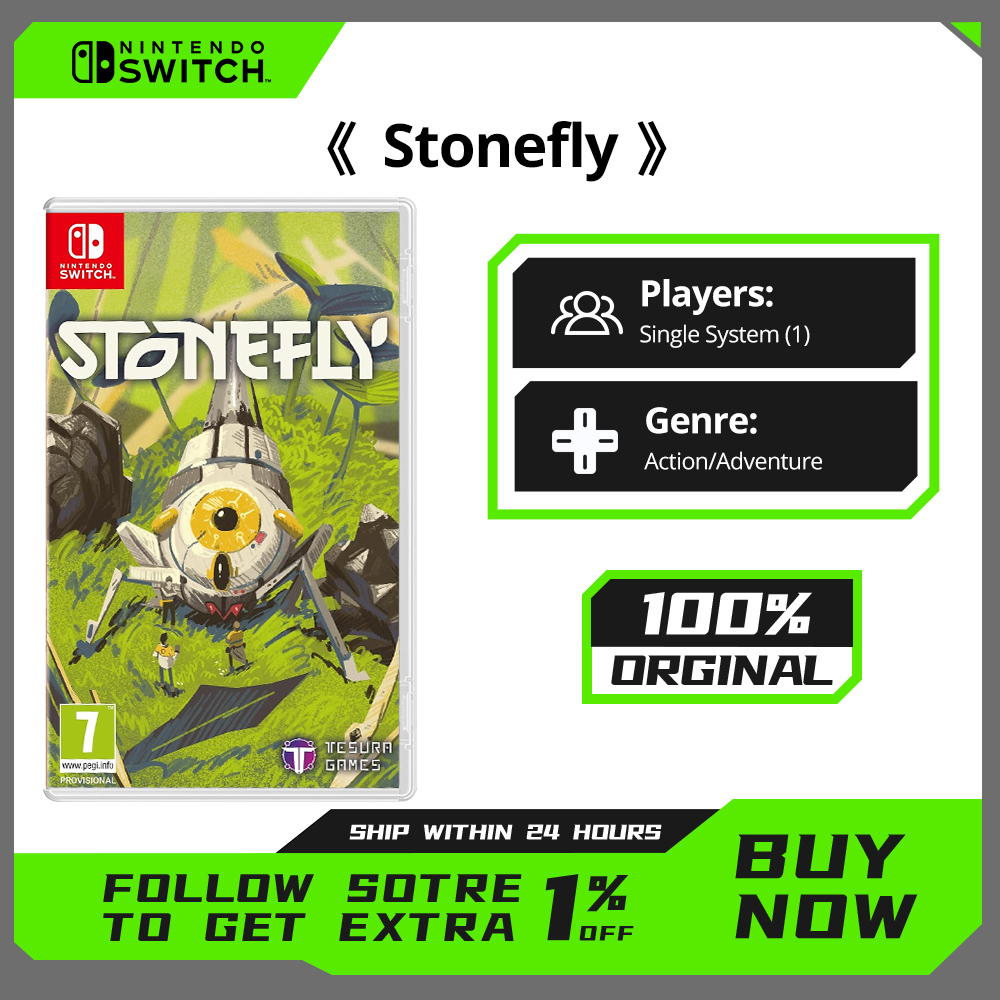 Nintendo Switch ゲームセール - Stonefly - Nintendo Switch ゲームコンソール用 100% 公式物理ゲームカード