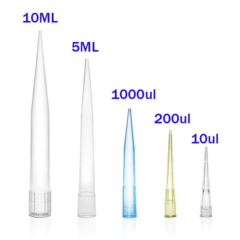 実験用ピペットチップ 10μl 200μl 1000μl 5ml 10ml マイクロピペット 使い捨てプラスチックピペットチップ 科学実験器具