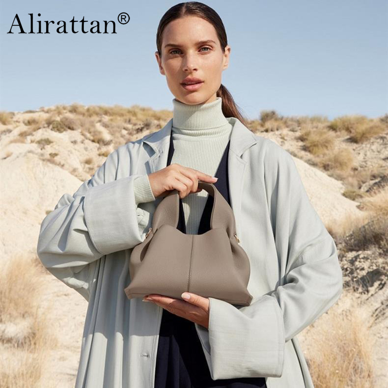 Alirattan 2025 新しいファッショナブルなシングルショルダークロスショルダーハンドバッグスクエアランチボックス餃子パン