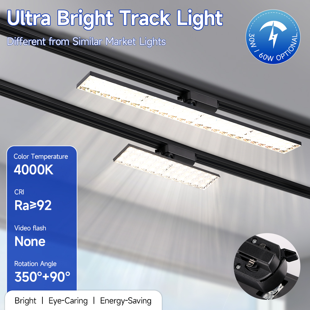 LED トラックスポットライト調光可能な調整可能なレール天井ランプ AC220V 屋内 LED 照明器具ホームショップモール商業照明