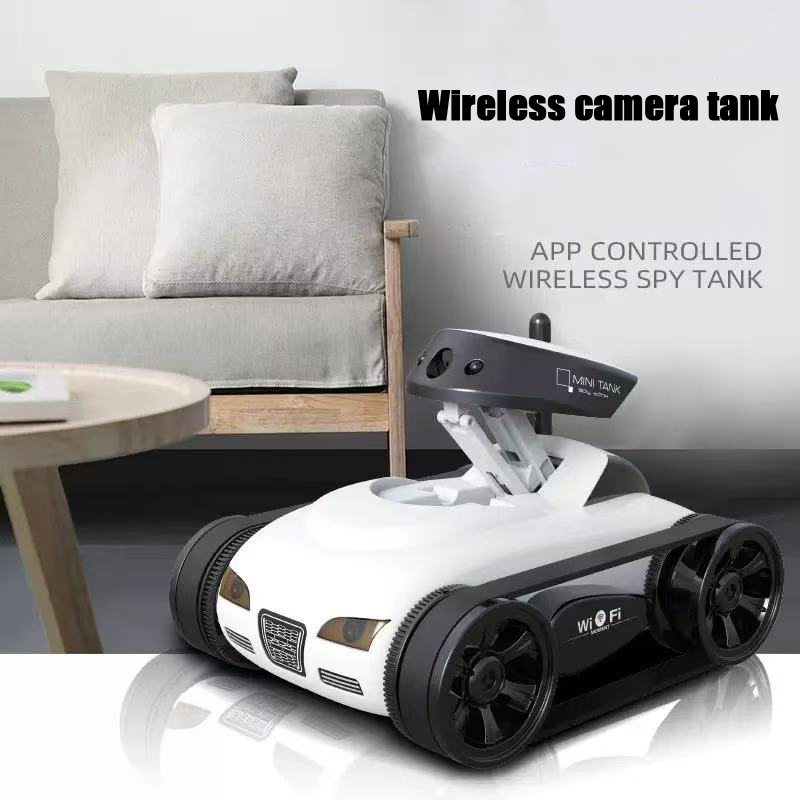 ワイヤレス RC カメラタンク FPV WIFI リアルタイムミニ RC カー HD カメラビデオリモコンロボットカーインテリジェントアプリおもちゃ子供のため