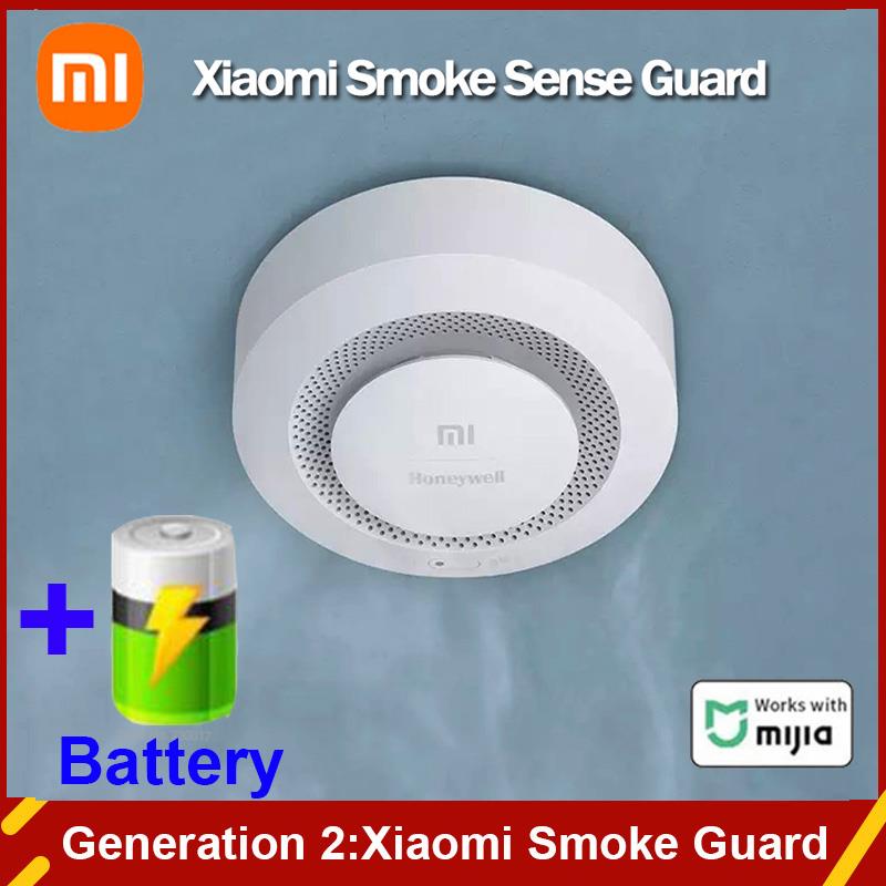 Xiaomi Mijia ハネウェル火災警報器煙探知器ガス検知器 Bluetooth 多機能ゲートウェイ 3 スマートホームセキュリティで動作します