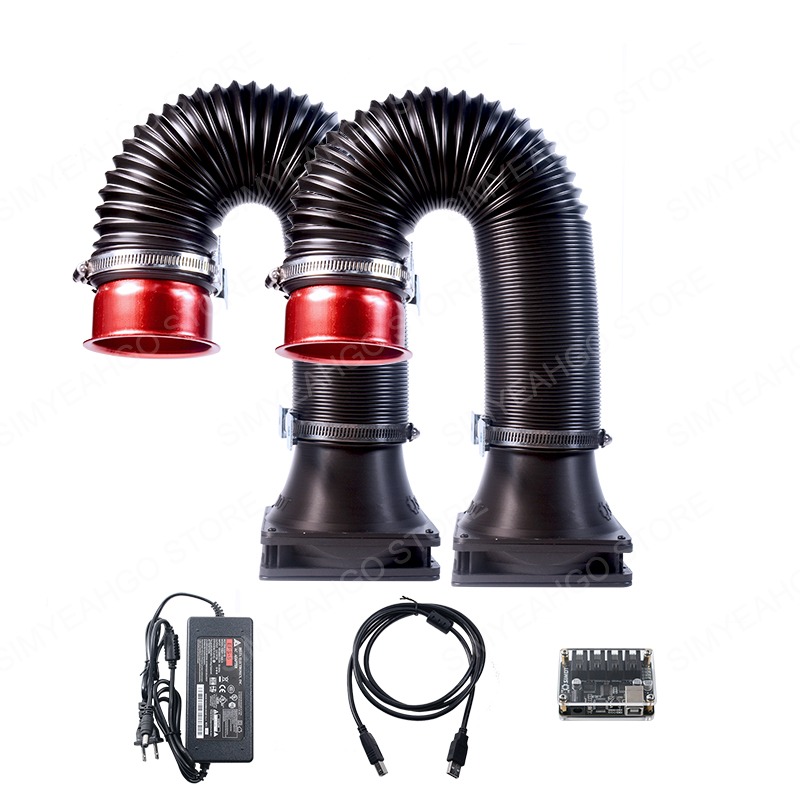 サイレントレーシングウィンドシミュレーター低ノイズFANATEC Logitech G29 Thrustmaster T300 F1 Assetto Corsa Forza Horizo​​ns PC Racing用