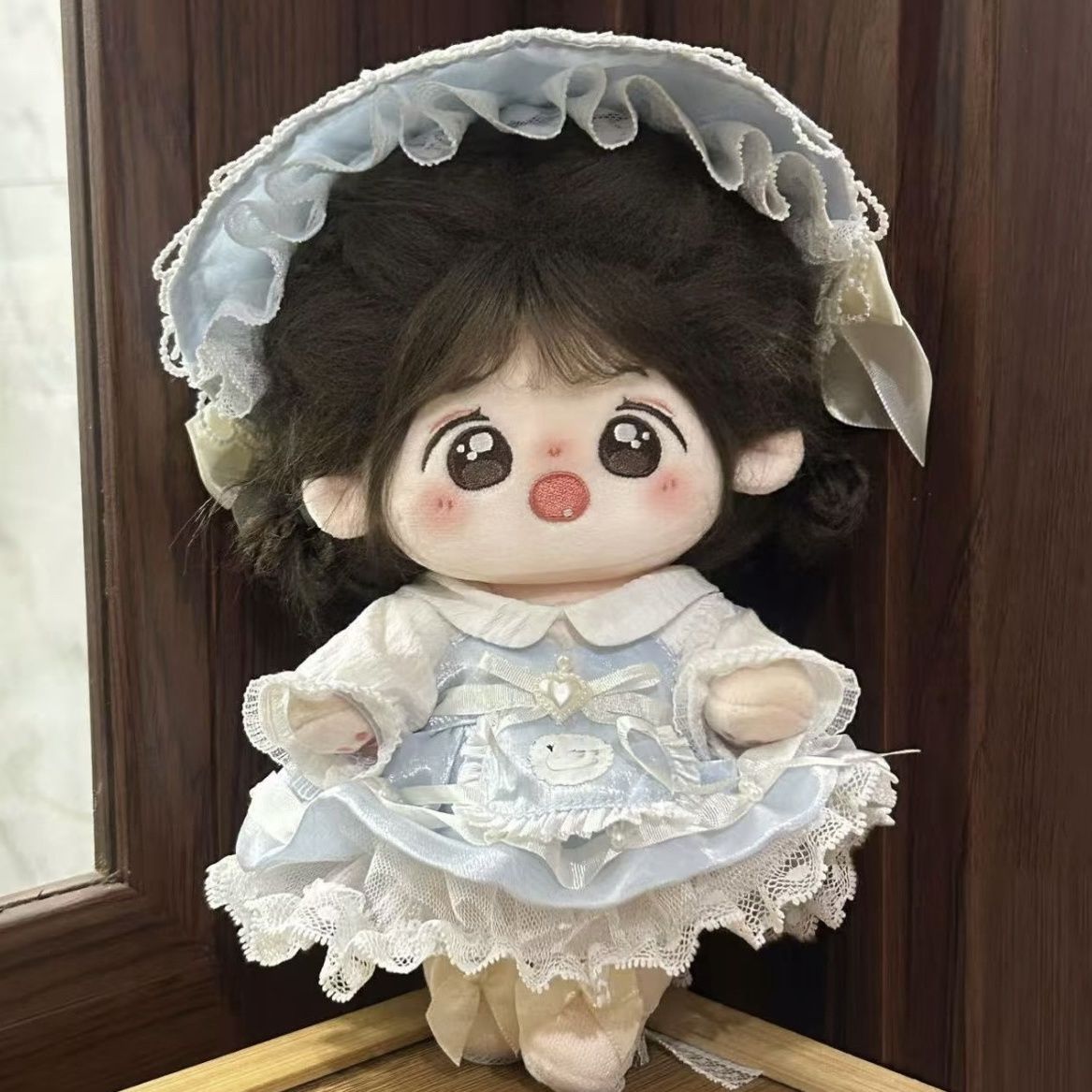 20cmぬいぐるみ服かわいい秋スカート衣装、綿人形ドレスアップ服20cm人形用、属性人形着用なし