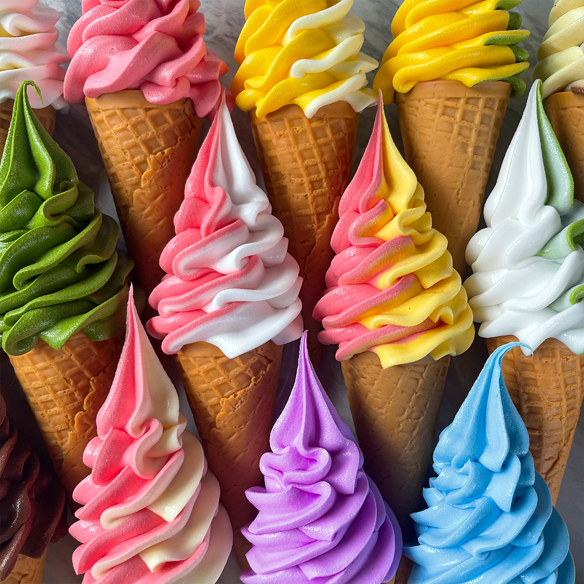 Simulated Crispy Ice Cream, Realistic Fake Food, Dessert Model, Ice Cream Cone, Photography Props 2025 Easter Decorations