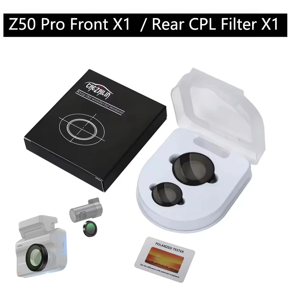 DDPAI ダッシュカム Z50 Pro CPL フィルターレンズ防塵防塵 DDPAI Z50 Pro リアカメラ CPL フィルター用
