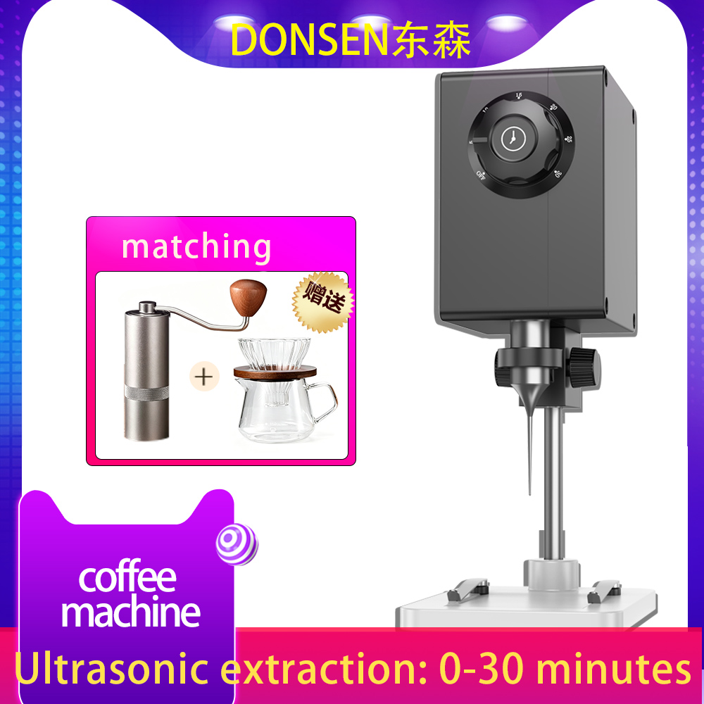 エスプレッソカプチーノとパウダーコーヒー用のミルク泡立て器付き超音波ステンレス鋼半自動コーヒーマシン