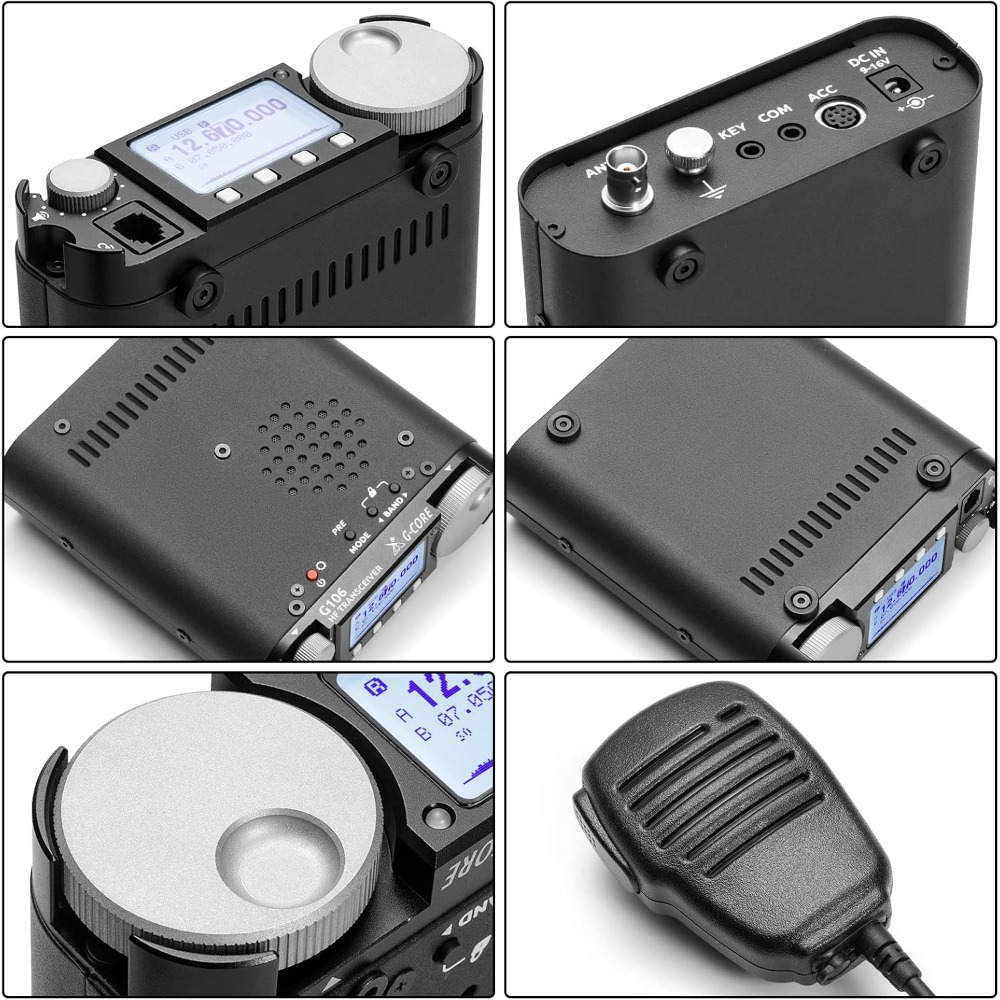 オフィス家具 G106 SDR HF トランシーバー 5 ワット QRP ポータブルラジオ SSB CW AM WFM デジタルモード FT8