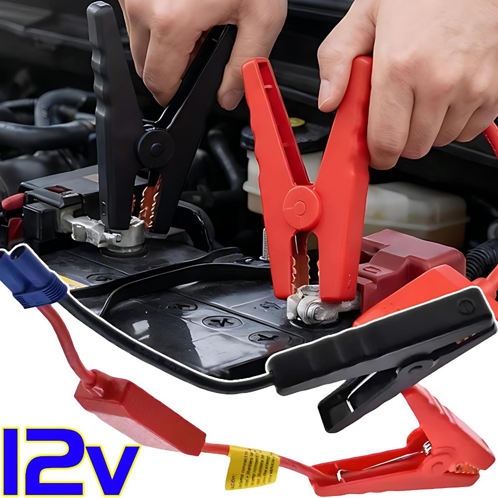 ヘビーデューティ車ジャンプスターターケーブルクランプ 12V 緊急バッテリーブースタージャンパーリードワイヤークリップ EC5 コネクタ自動車トラックボート用