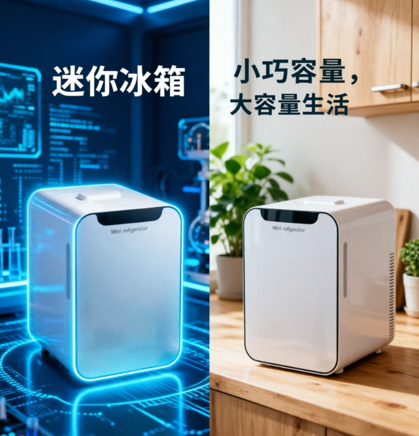 220V ミニ冷蔵庫小型家庭用寮車載冷蔵庫ミニ学生冷凍一人小型 HCA1