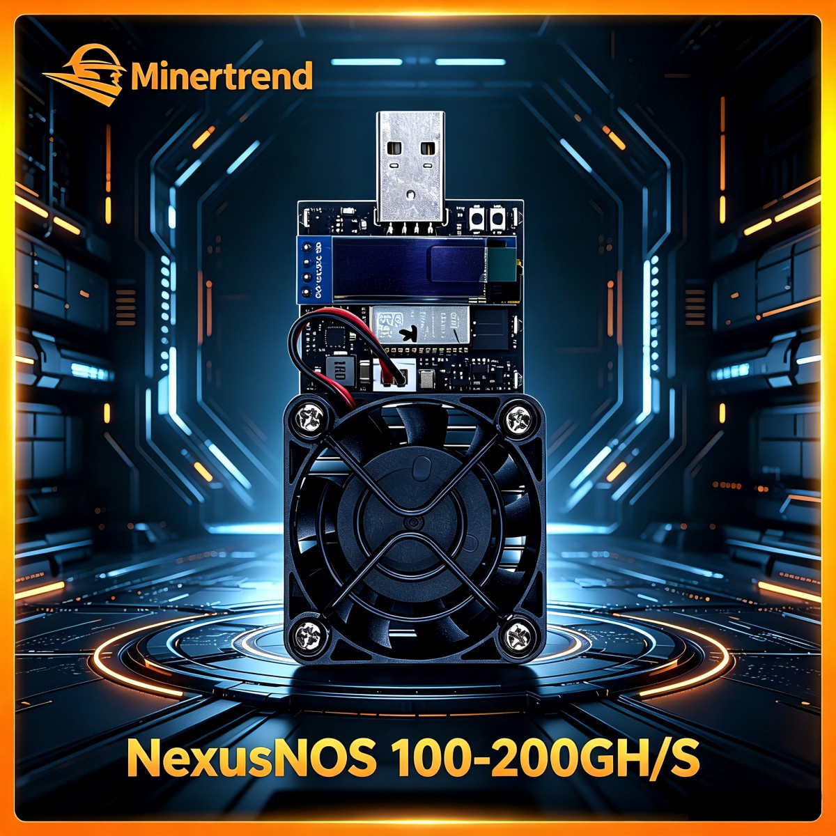 2026 NexusNOS BTC マイナー 100-200GH/S 高ハッシュレートマイニングマシン 10 ワット低消費電力 USB Asic マイナー出荷準備完了