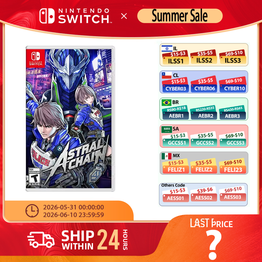 Nintendo Switch ゲーム - アストラル チェーン - ゲーム物理学インク カートリッジ サポート TV テーブルトップ パーム ゲーム モード