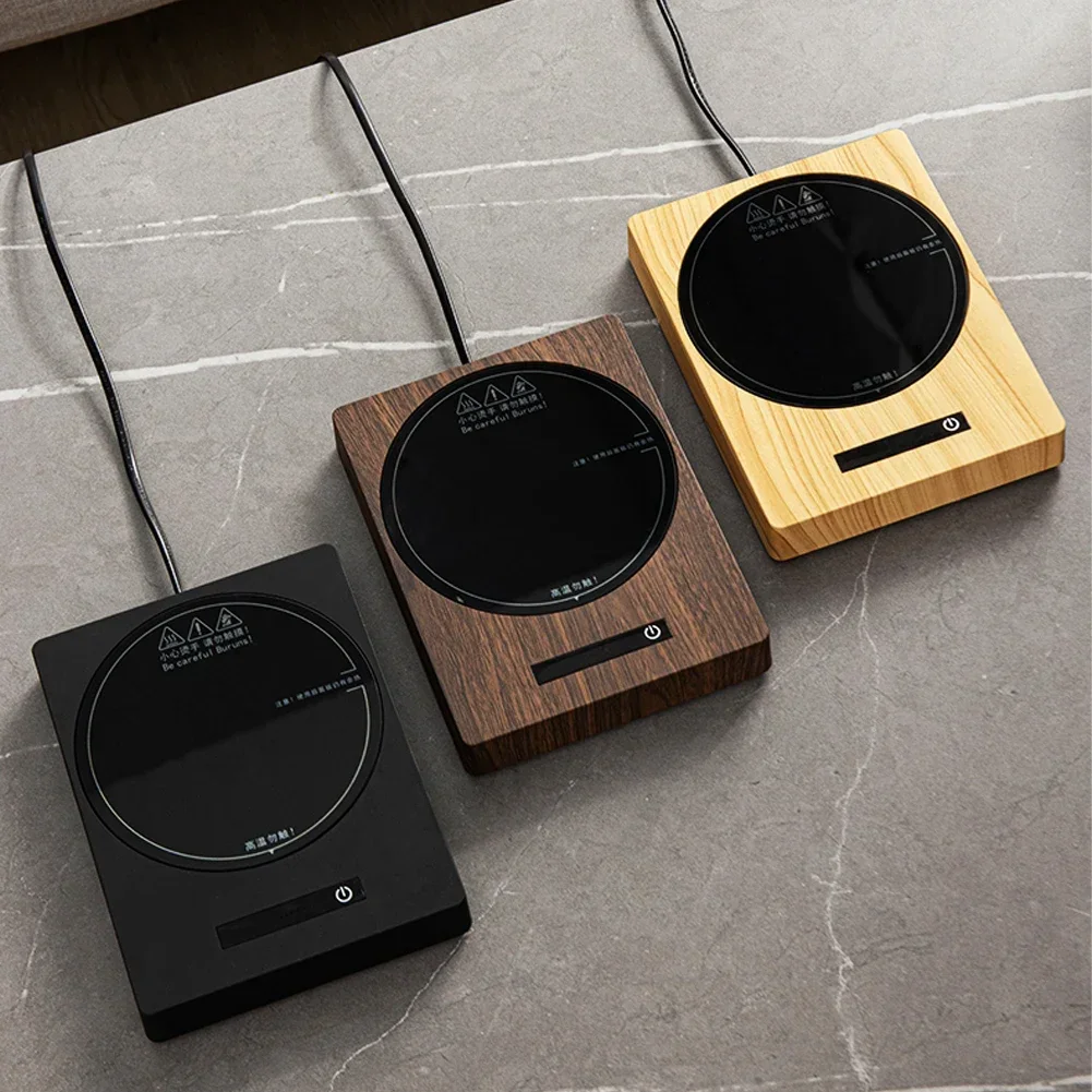 220V ミニ PI 加熱調理器マグウォーマーカップヒーターマグウォーマー 5 ギア 100 °C ホットティーメーカー加熱コースターパッド電気ホットプレート