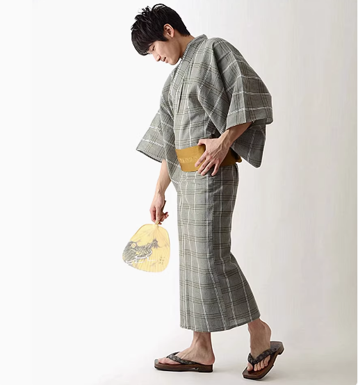 日本の伝統的な男性の着物、浴衣、武士の制服