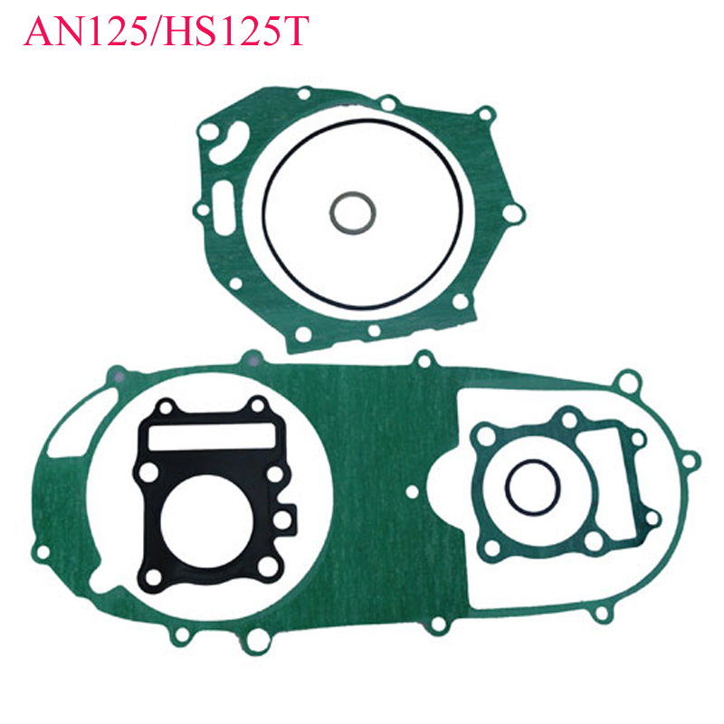 オートバイガスケットキットスズキ Haojue Qingqi AN125 HS125T AN150 QS150 HJ125T HS150 スクーターシリンダーエンジンケースガスケットセット
