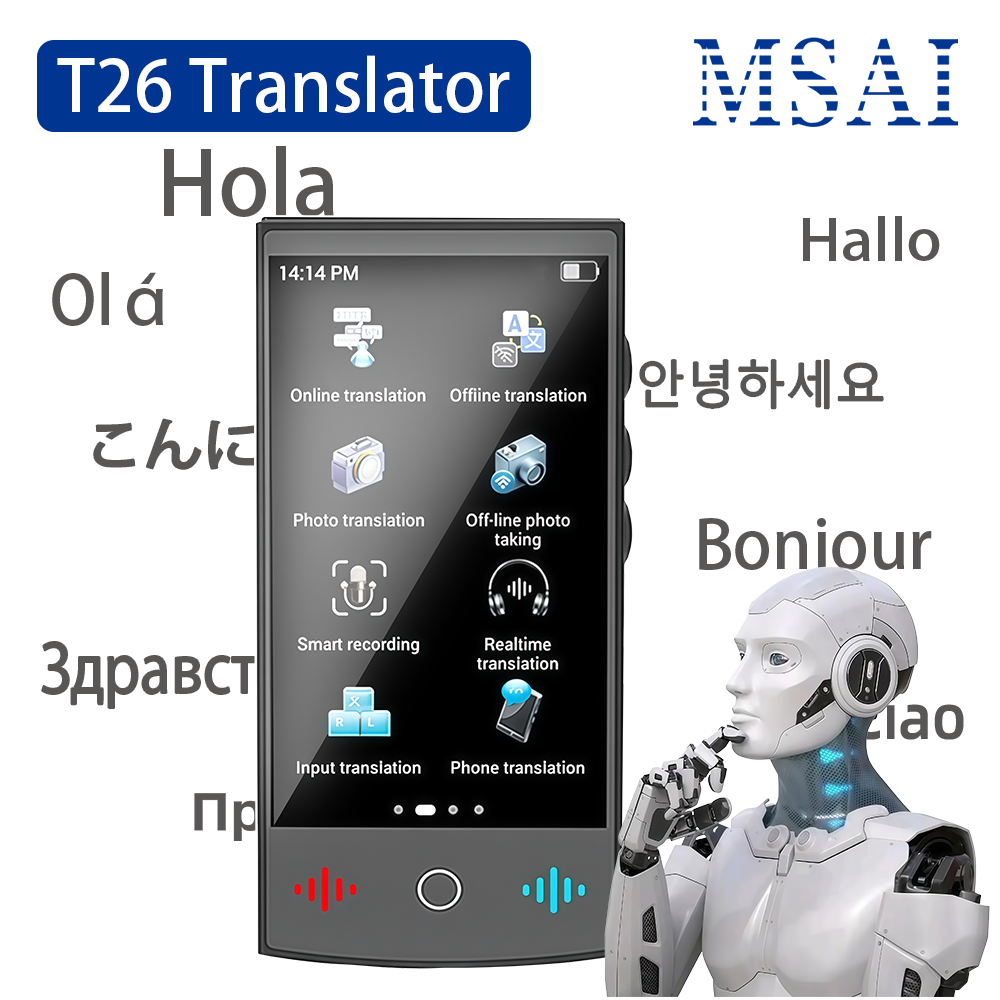 2026 新しい AI 旅行翻訳者 T26 ChatGPT 160 言語プロフェッショナル ビジネス音声翻訳リアルタイム企業旅行