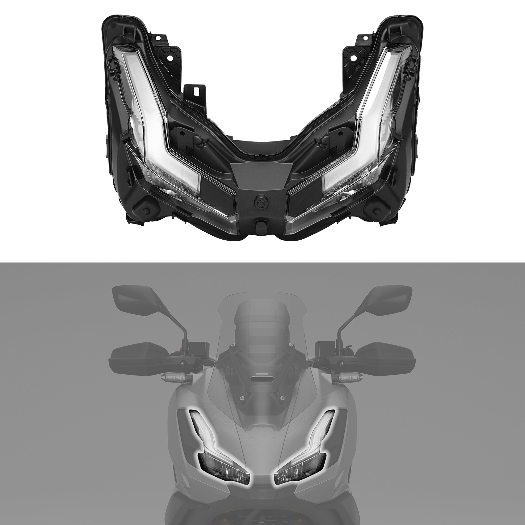 フロント LED ヘッドライトアセンブリホンダ ADV150 ADV160 ADV350 2019-2025 2020 に適合