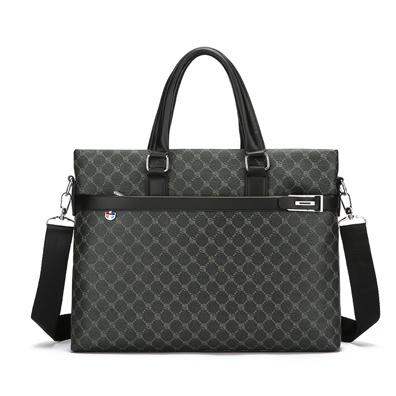 新しいメンズプリント PU レザービジネスブリーフケースハンドバッグラップトップバッグ mochilas デ hombre サックメインの高級デザイナーバッグ 서류가방
