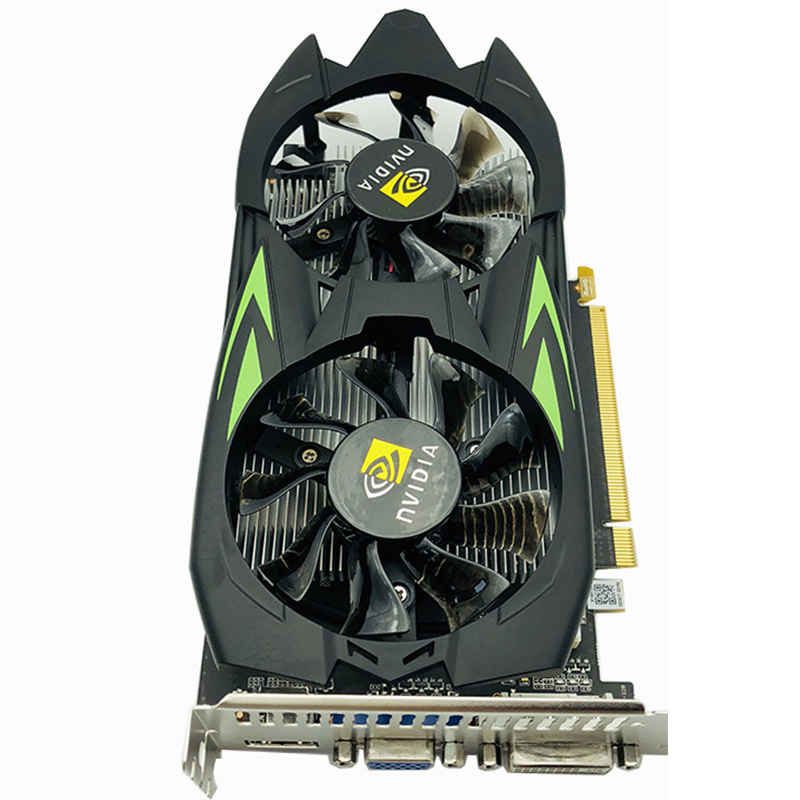 GTX 550 Ti 1GB グラフィックカード (デュアルファン冷却) – デスクトップ PC 用アップグレードカード、システム組み立ておよび電源投入テスト用グラフィックカード