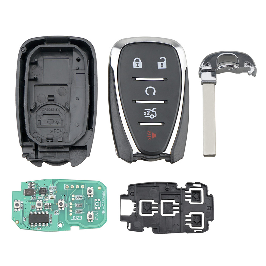 BB-Car スマートリモートキー 5 ボタン 315Mhz Equinox 2018 2019 HYQ4AA に適合