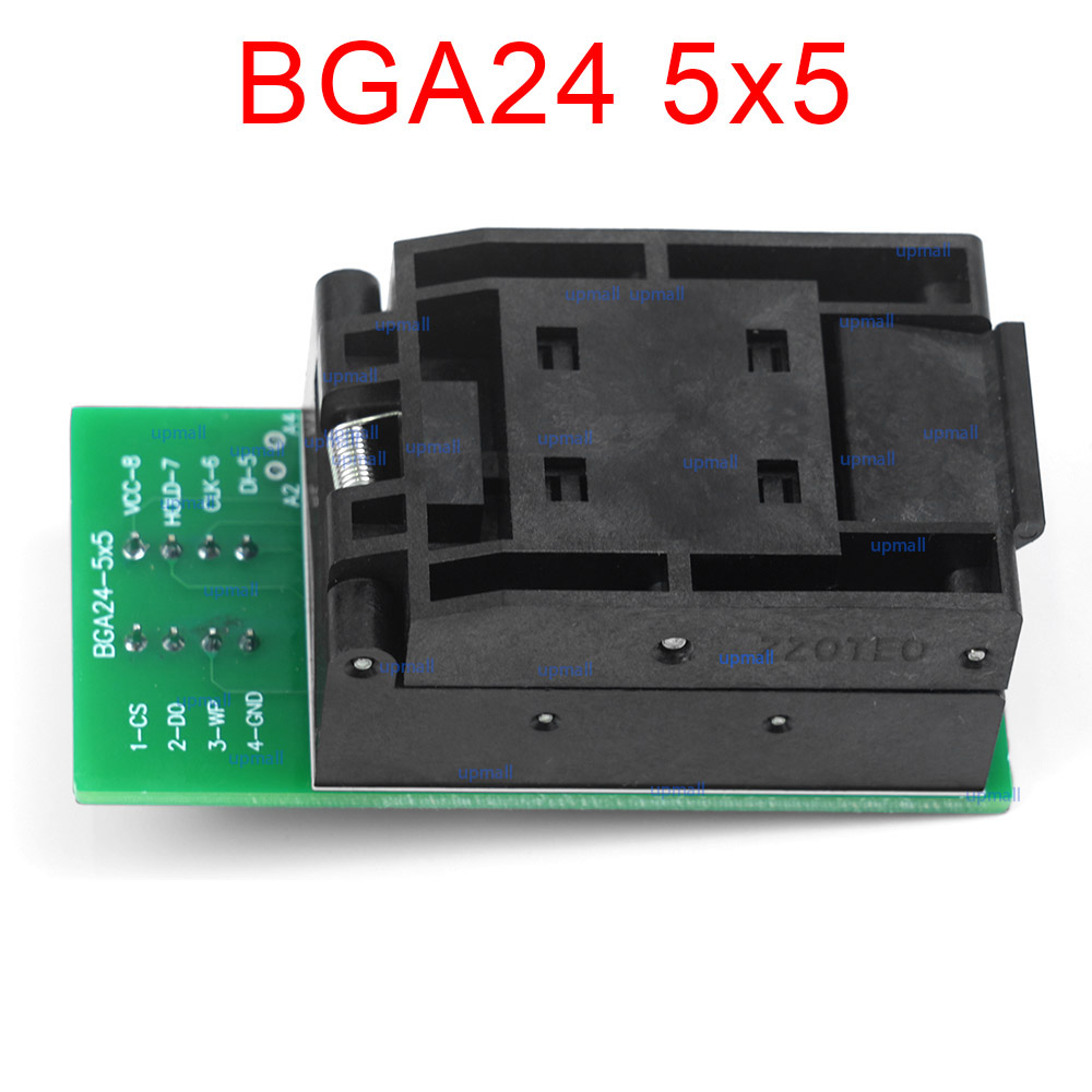 Original For RT809H RT809F BGA24 to DIP8 Adapters Programmer +2pcs Chip Frame IC Size 6*4mm + 5*5mm Xgecu T48 T56 Programmer