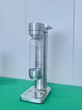 スマート炭酸水メーカー ステンレススチールボディ LED デジタルディスプレイ カスタムフィズモード付きインテリジェントソーダマシン