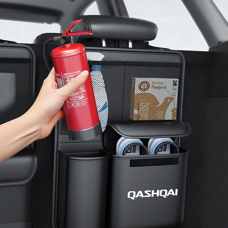 車のトランク収納袋日産キャシュカイ用折りたたみツールオーガナイザー多機能後部座席ハンギングオーガナイザーSuv MVPトラック
