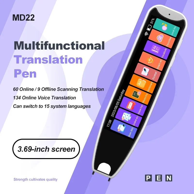 新しい MD22 音声翻訳オフラインスキャン翻訳ペン 134 音声翻訳 9 OfflineTranslation ビジネススキャン読書ペン