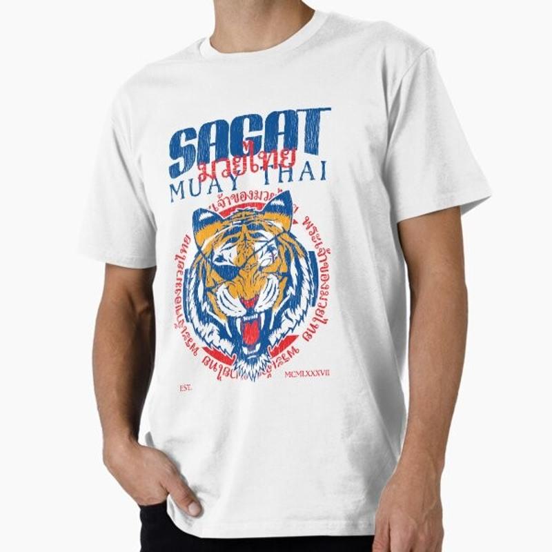 サガット ゴッド オブ ムエタイ ジム タイガー Tシャツ USA製 AUS M 2XL