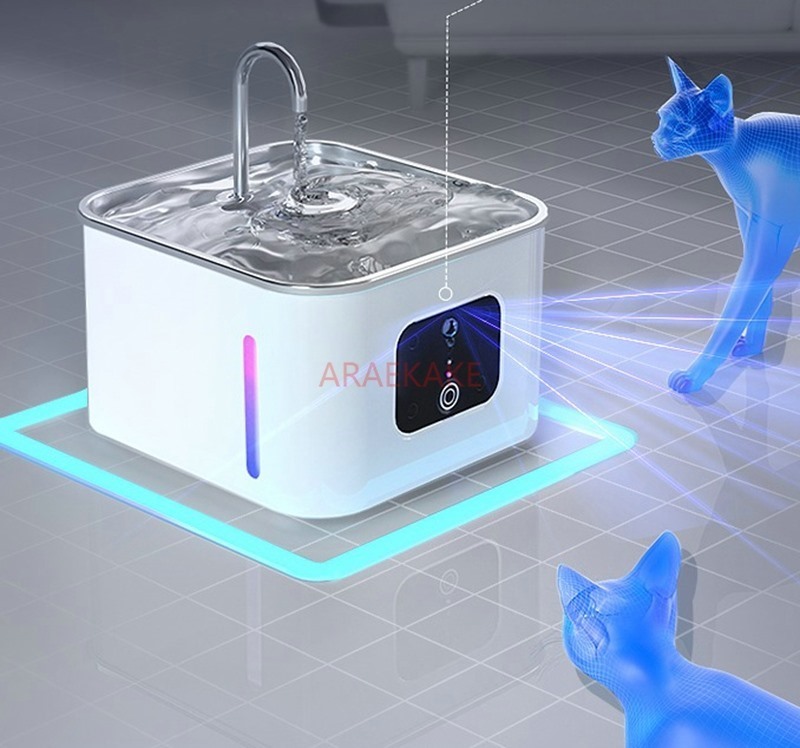 猫自動給水器、ペット犬給水器、流水器、自動循環、ノンプラグインウォーター
