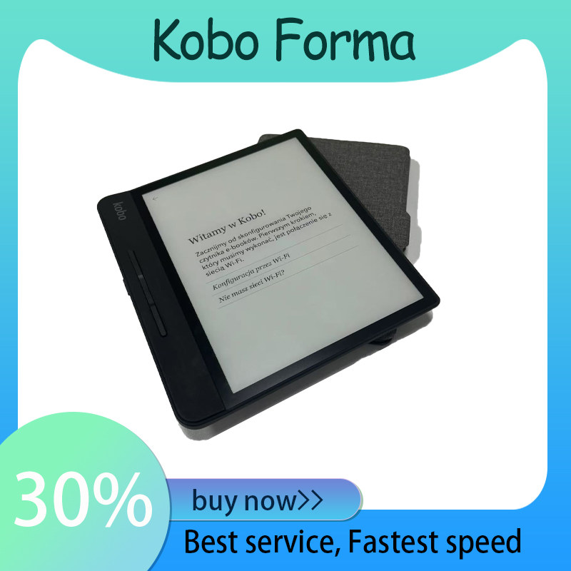 中古 Kobo Forma 8 インチ電子リーダー Ultra HD 300 PPI タッチスクリーン 32GB ストレージ フロントライト アダプティブ ライティング 電子インク 電子ブック リーダー