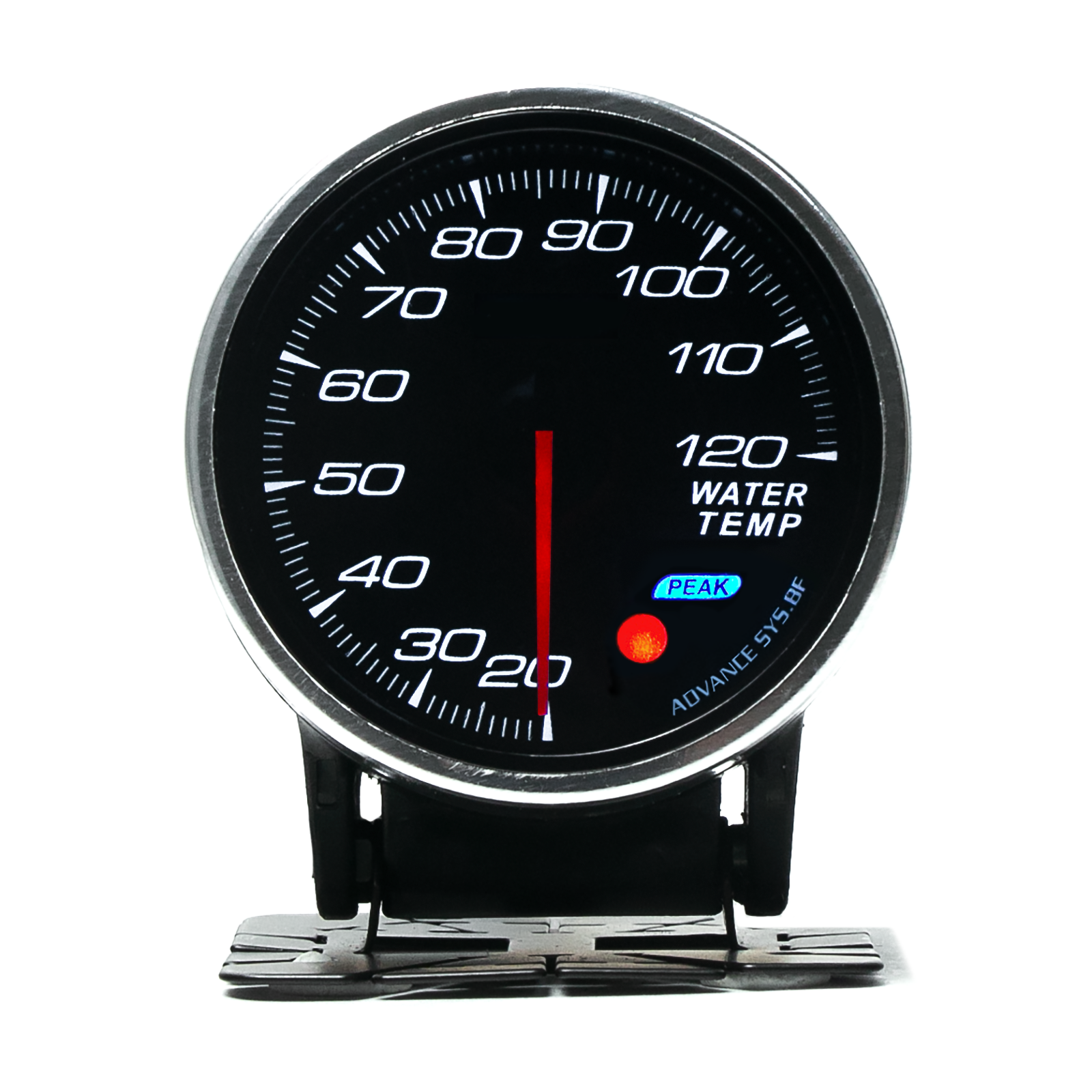 ユニバーサル自動 12V レーシングカー 7 色 LED 調整可能な水温ゲージキット