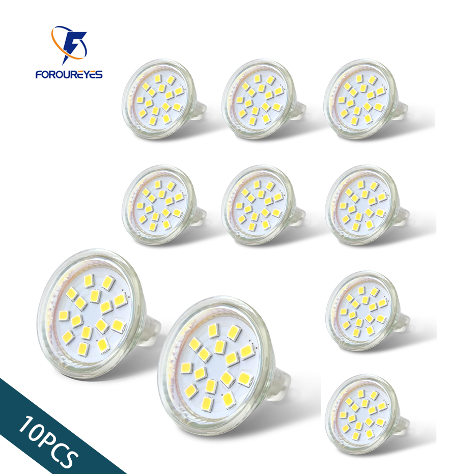 10 個 MR11 LED 電球 AC12V 5 ワットちらつきなし 120 度 2835smd 15led GU4 ミニスポットライトライトリビングルーム用ハロゲンライトを交換