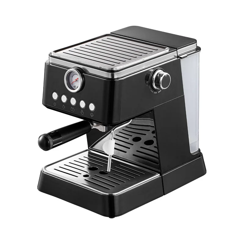 プロフェッショナルコーヒーメーカー 20Bar 自動エスプレッソマシン ミルク泡立て器付き - ラテ/カプチーノ/アメリカーノ用ワンタッチ