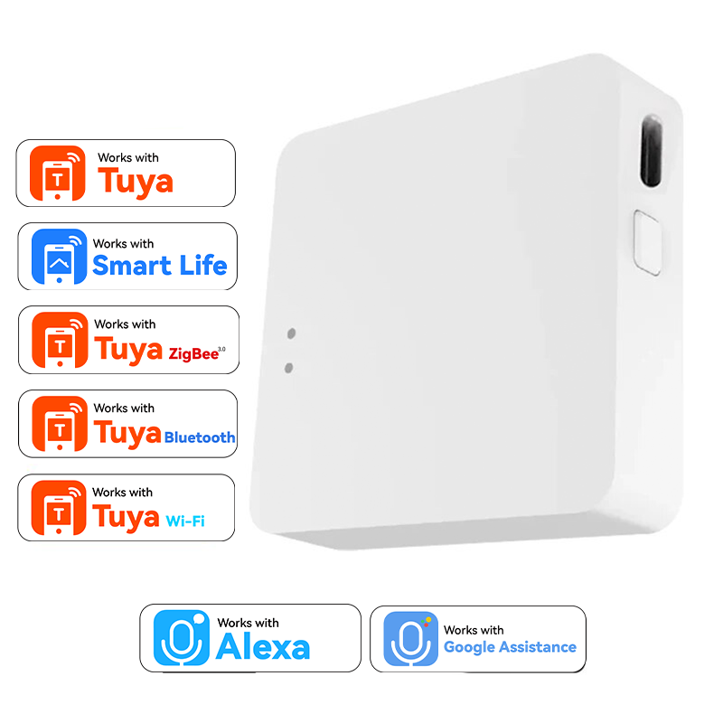 マルチモード ZigBee Bluetooth ゲートウェイハブ Tuya ワイヤレススマート家電リモコンブリッジ Alexa Google ホーム音声