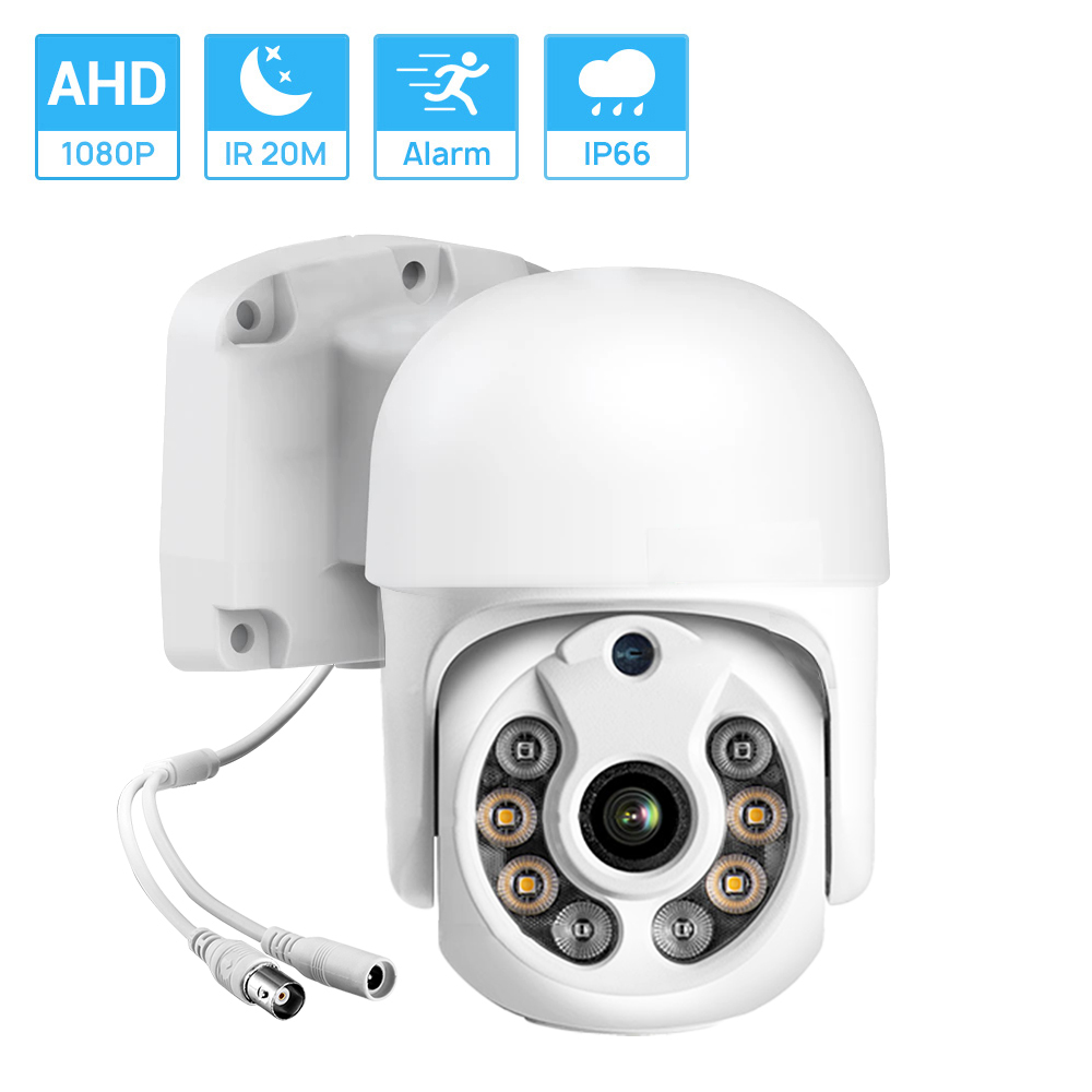 Hamrolte HD 1080P AHD ミニスピードドームカメラ 3.6 ミリメートルレンズ 30 メートル IR ナイトビジョン IP66 防水屋外カメラ CCTV 監視