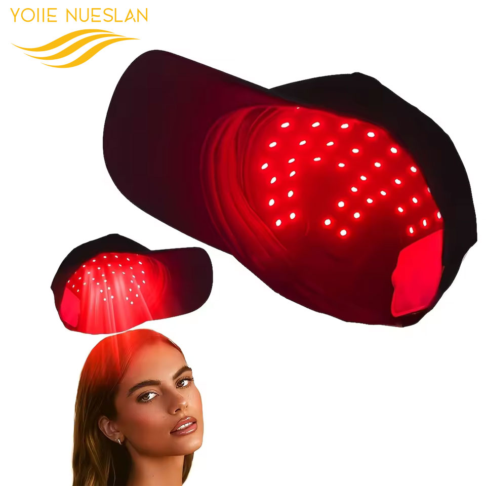 Red Light Therap ユニセックス レッド ライト キャップ 850nm 発光 LED 付き