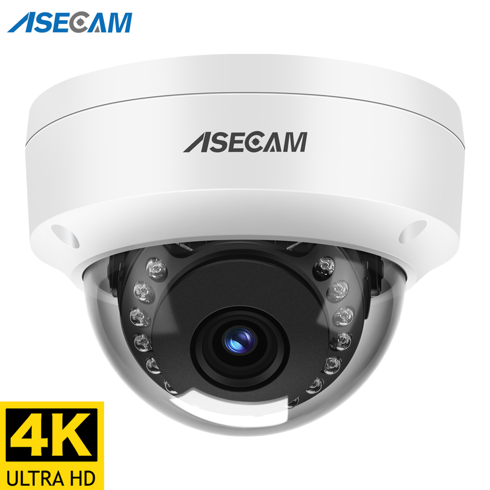 8MP 4K POE IP カメラ IK10 防爆屋外 H.265 Onvif メタルドーム CCTV セキュリティ保護 4MP ビデオ監視