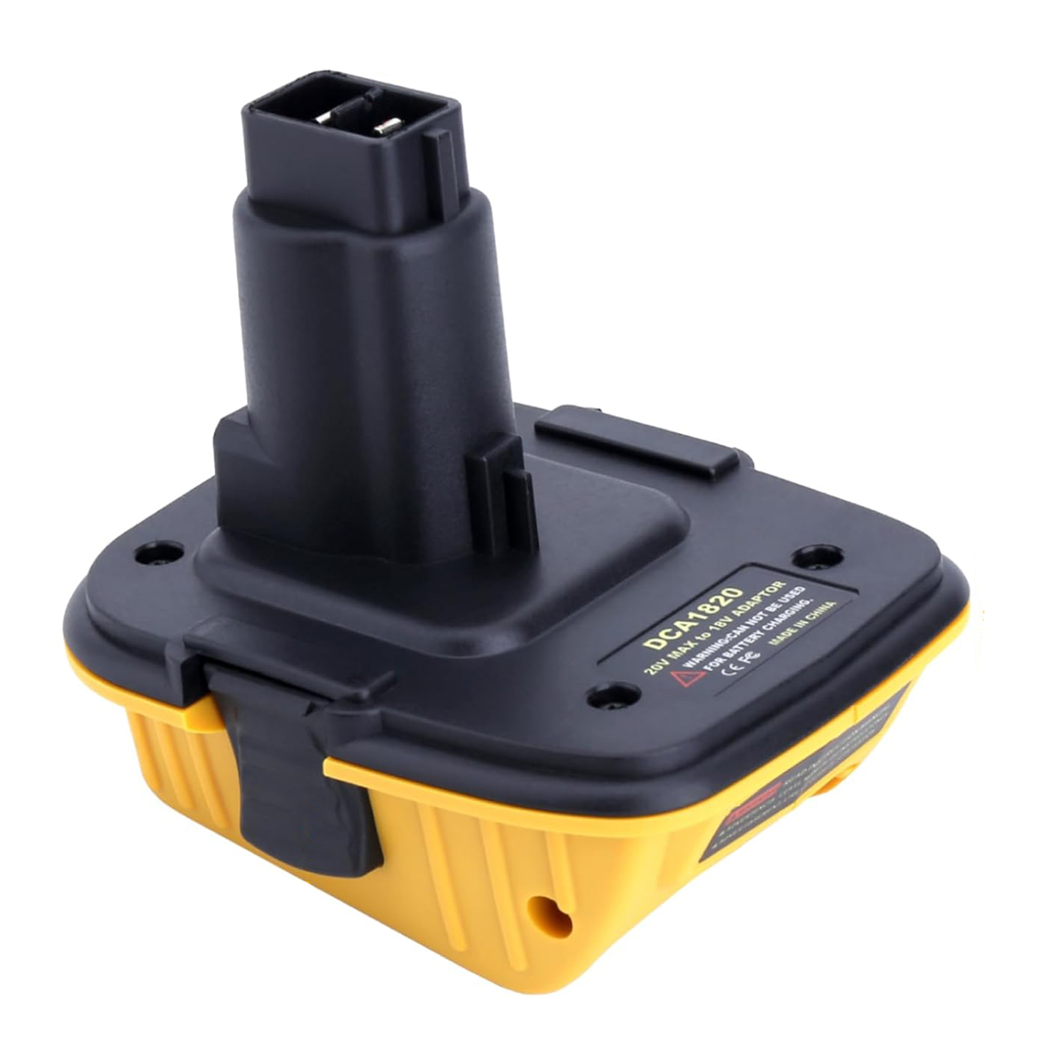 1パック DCA1820 バッテリーアダプター Dewalt 18V ツールと互換性があり、Dewalt 20V リチウム電池 DCB203 DCB204 DCB206 と互換性があり、18V コードレス電源で動作するように変換します