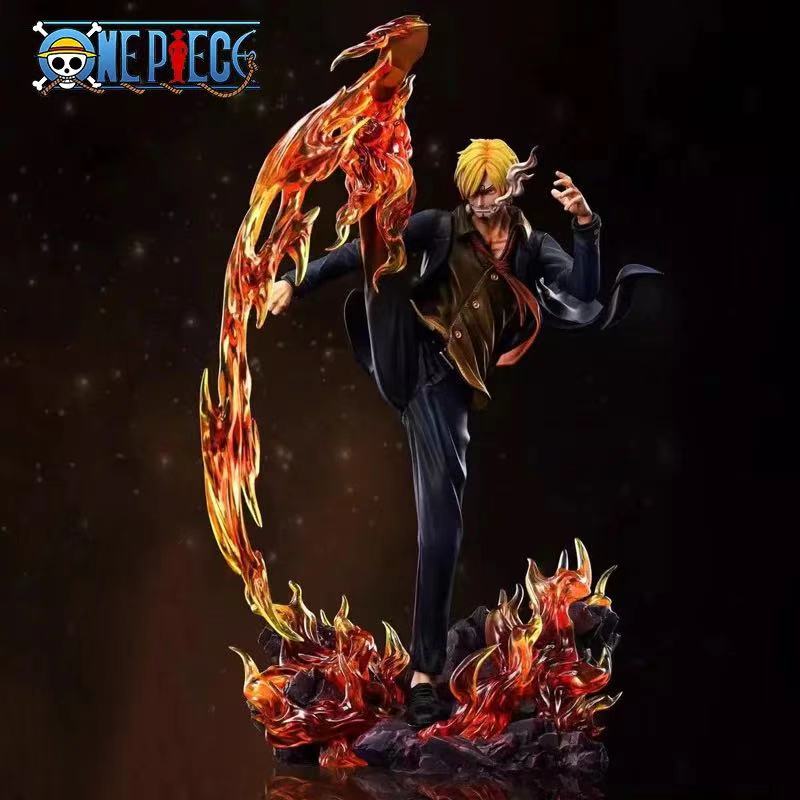 30 センチメートルワンピースアニメフィギュアサンジ GK 像アクションフィギュアコレクションモデルのおもちゃ子供のギフト